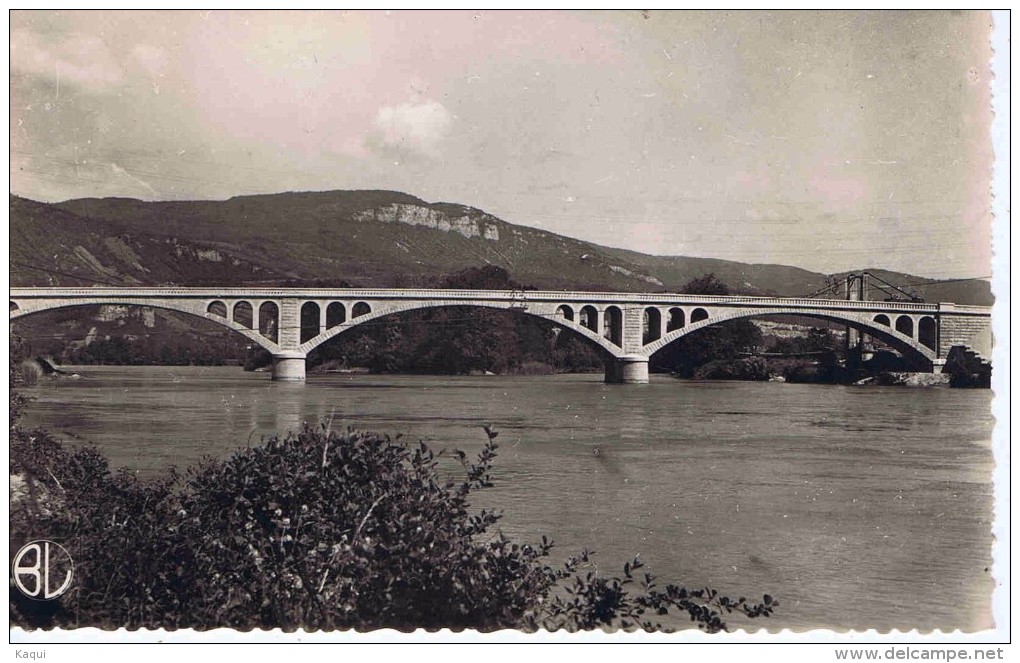 AIN - LAGNIEU - Le Pont Sur Le Rhône Et Les Monts Du Bugey - Unclassified