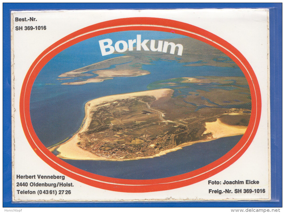 Deutschland; Borkum; Aufkleber; Keine AK - Borkum