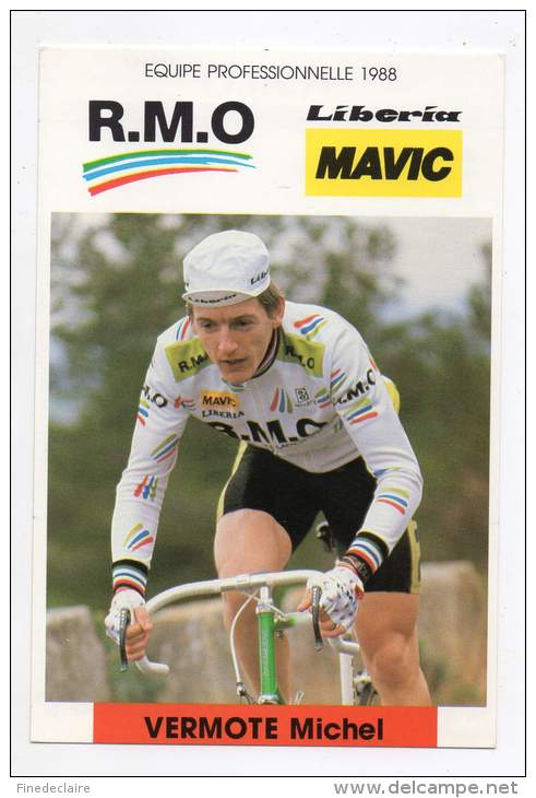 Cyclisme - Michel Vermote, R.M.O. Mavic 1988 - Cyclisme