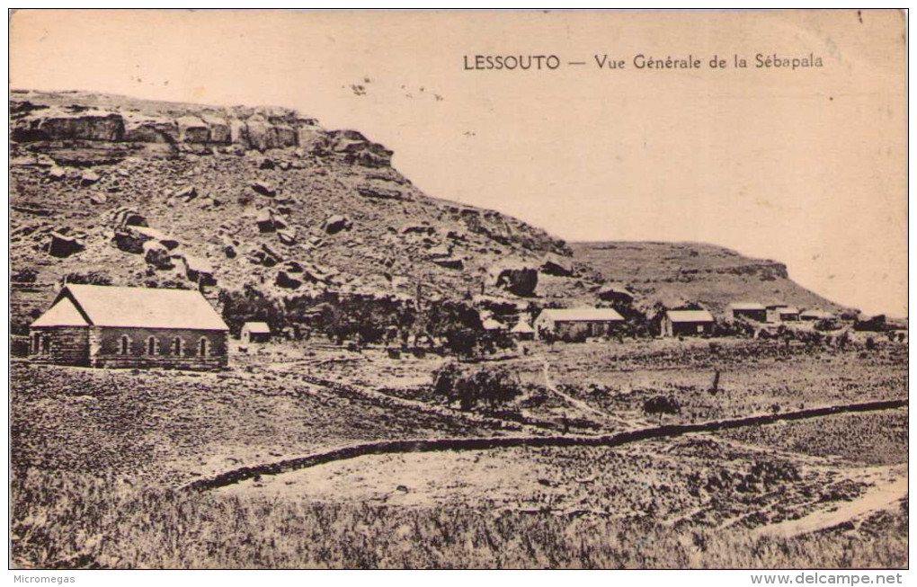 LESOTHO - LESSOUTO - Vue Générale De La Sébapala - Lesotho