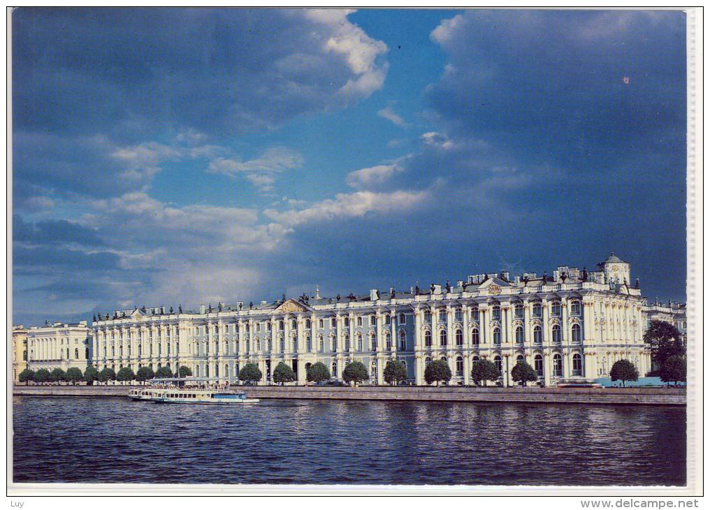 ST. PETERSBURG -  The Winter Palace  - Giant Postcard 21 X 15 Cm - Russia