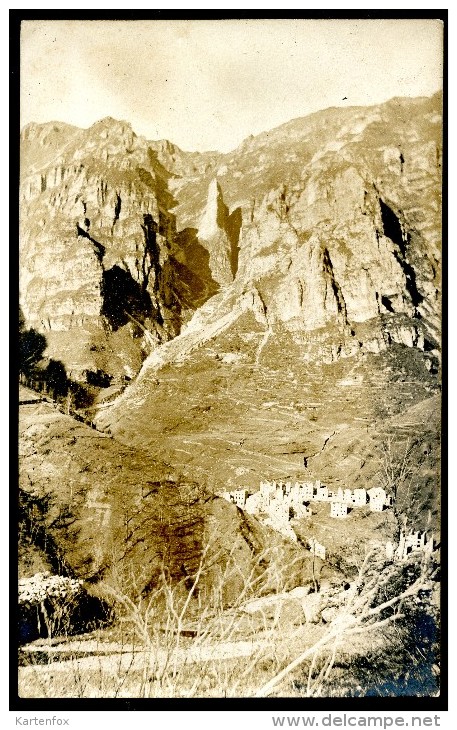 Molino Mit Blitzweg, FOTO, Ca. 1915-1916, WW 1, WK 1, Dolomiten, Südtirol, Monte Piano ????? - Sonstige & Ohne Zuordnung