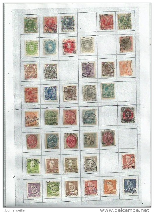 + De 210 Timbres Anciens SUEDE NORVEGE DANEMARK PAYS BAS..sur 5 Feuillets  ....à Voir.... - Autres - Europe