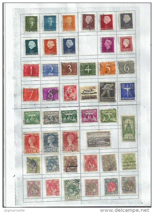 + De 210 Timbres Anciens SUEDE NORVEGE DANEMARK PAYS BAS..sur 5 Feuillets  ....à Voir.... - Autres - Europe