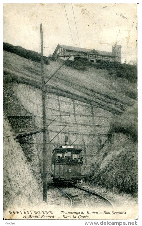 N°44865 -cpa Rouen -tramway - - Strassenbahnen