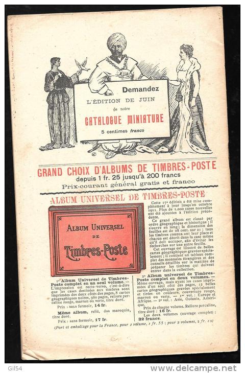 N°395 - 1 Er Septembre  1913 - Le Collectionneur De Timbres-poste - Arthur Maury  - Vifgo502 - Français (jusque 1940)
