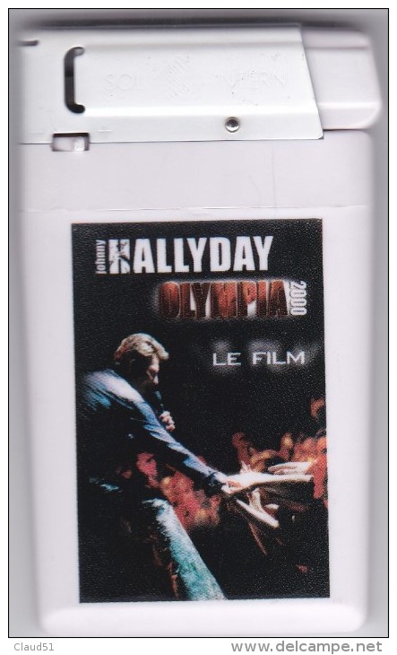 Briquet Extra-plat ;Johnny Hallyday -OLYMPIA 2000 -Le FILM - Other & Unclassified