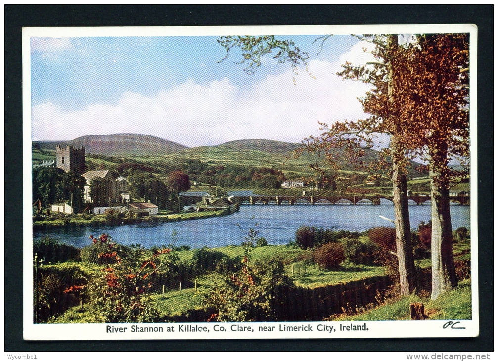 IRELAND  -  River Shannon At Killaloe  Unused Vintage Postcard As Scan - Clare