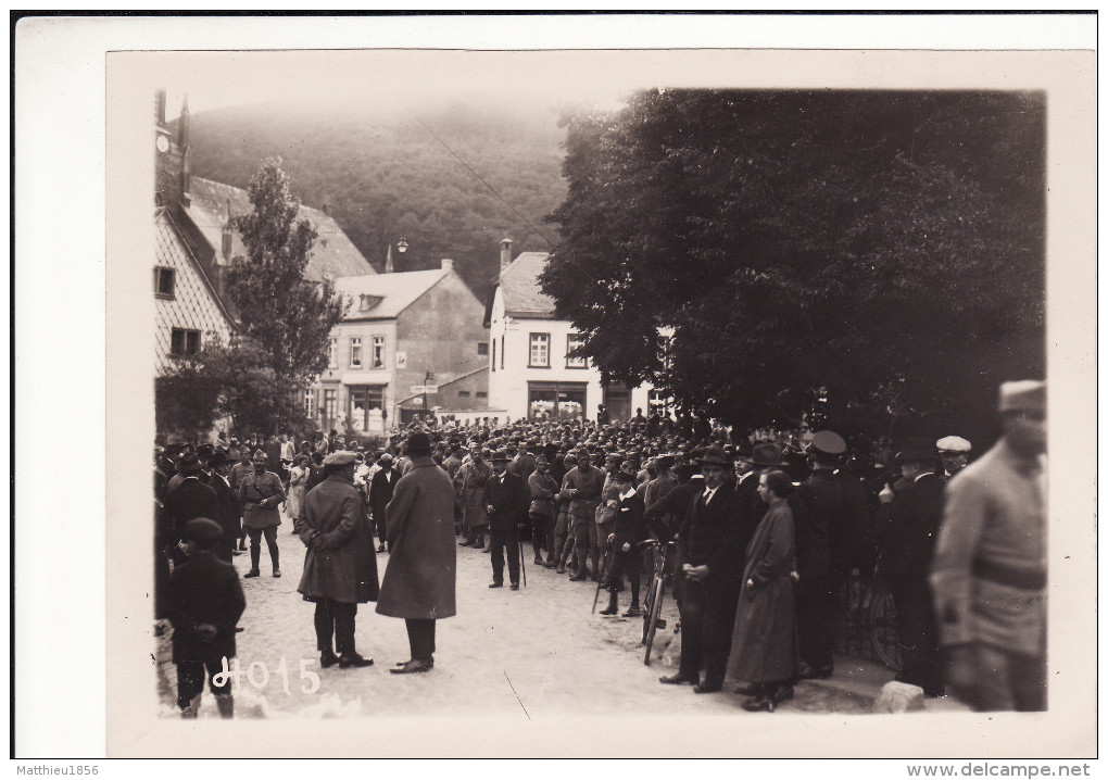 Foto September 1925 GEMUND (Schleiden) - Konzert Auf Dem Platz, Französisch Soldaten, Armée Du Rhin (A123, Ww1, Wk 1) - Schleiden