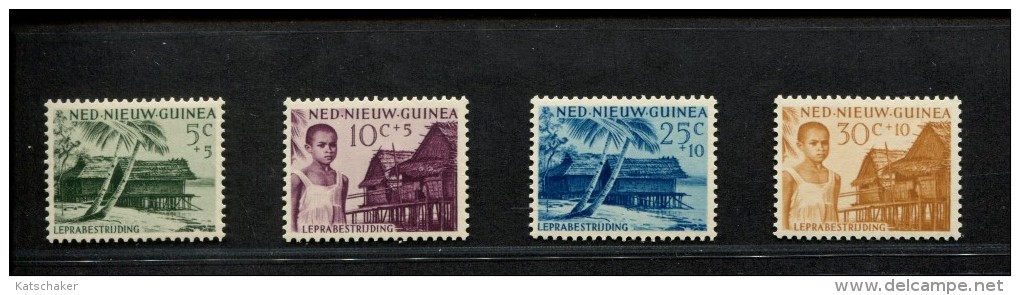 NEDERLANDS NIEUW GUINEA POSTFRIS MINT NEVER HINGED POSTFRISCH EINWANDFREI NVPH 41 42 43 44 - Nueva Guinea Holandesa