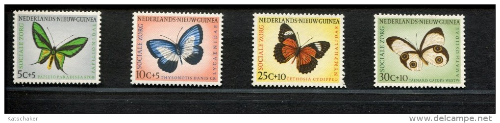 NEDERLANDS NIEUW GUINEA POSTFRIS MINT NEVER HINGED POSTFRISCH EINWANDFREI NVPH 63 64 65 66 - Nueva Guinea Holandesa