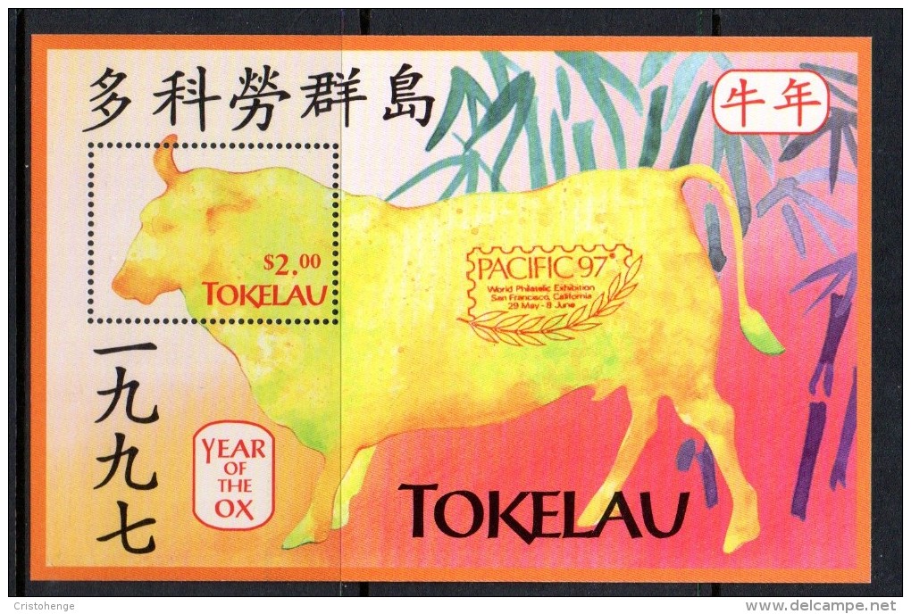 Tokelau 1997 Pacific ´97 - Year Of The Ox MS MNH - Tokelau