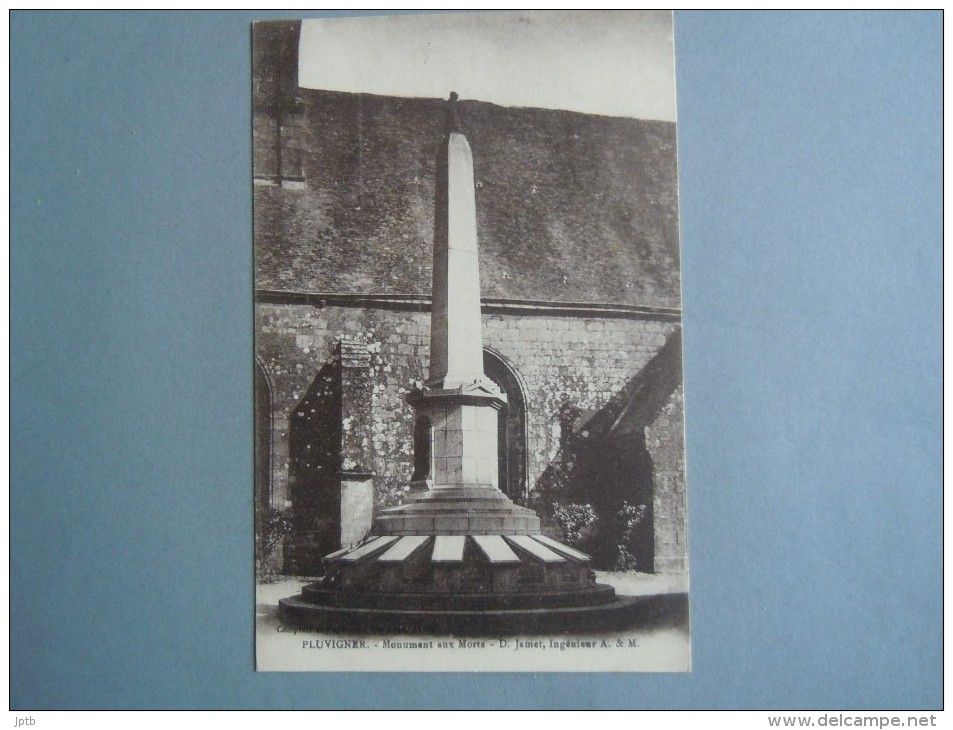 PLUVIGNER       Le Monument Aux Morts - Pluvigner