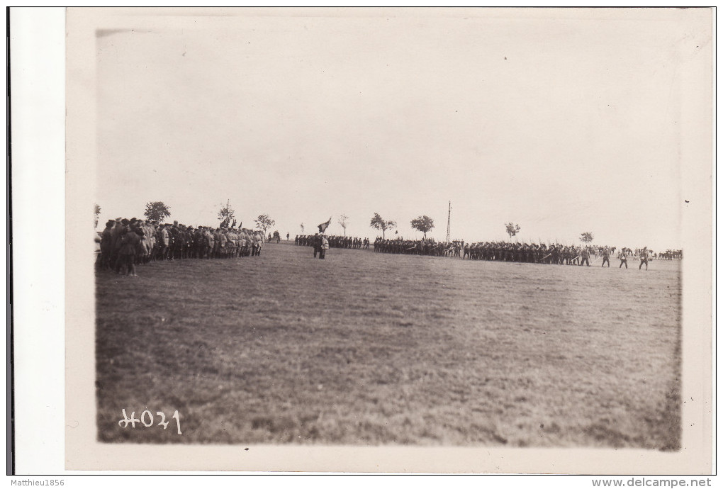 Foto 19 September 1925 KALL (Euskirchen Eifel) - Flaggenübergabe Jäger, Französisch Soldaten, Armée Du Rhin (A123, Ww1) - Euskirchen