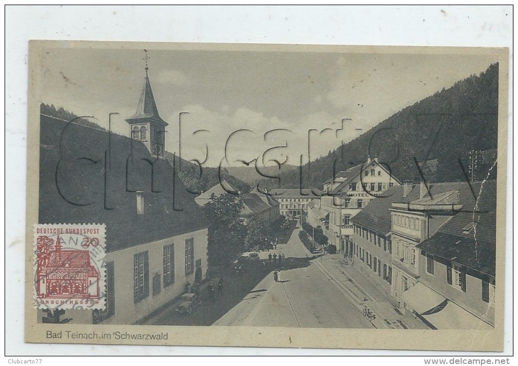 Bad Teinach-Zavelstein (Allemagne, Bade-Wurtemberg) : Kirche Und Hotel Im 1965 (lebendig) PF. - Bad Teinach