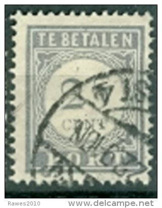 Niederlande Poromarke 25 Cent Gest Ziffer - Postage Due