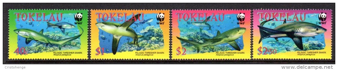 Tokelau 2002 Thresher Shark Set MNH - Tokelau