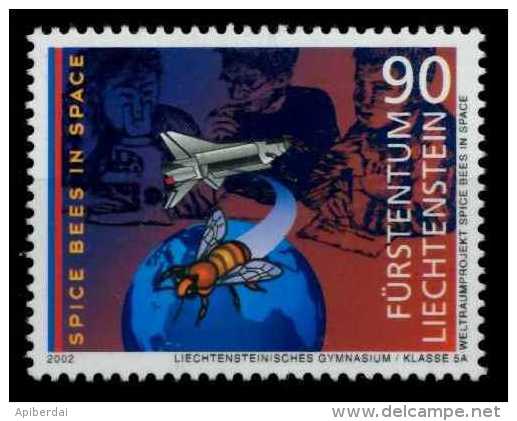 Liechtenstein - 2002 Abeille Dans L'espace  (unused Stamp + FDC) - Cartas & Documentos