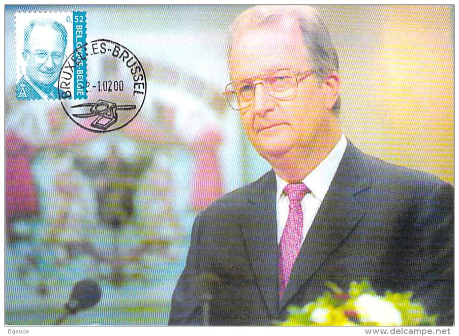 BELGIQUE CARTE MAXIMUM   NUM.YVERT  3046 ALBERT 1er - 2001-2010