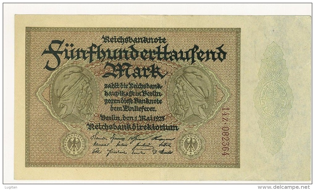 GERMANIA - 500000 MARK - 1923 - 14Z . 082364 - 500000 Mark