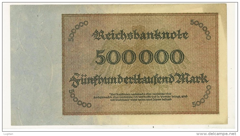 GERMANIA - 500000 MARK - 1923 - 14Z . 082364 - 500000 Mark