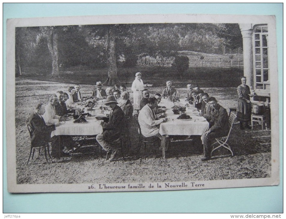 CPA Environs Genève - Château De Cartigny - L'Heureuse Famille De La Nouvelle Terre  à Voir ! - Cartigny