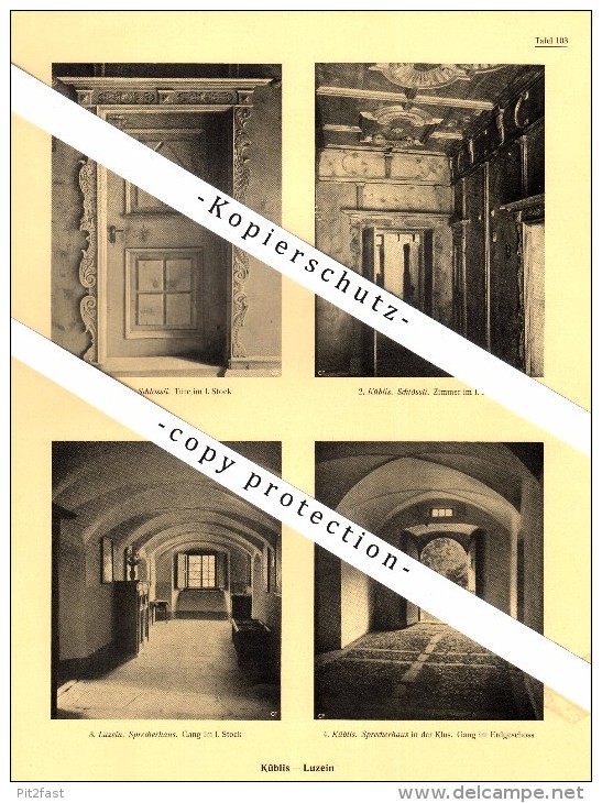 Photographien / Ansichten , 1925 , Luzein , Küblis , Saas , Prospekt , Architektur , Fotos !!! - Küblis