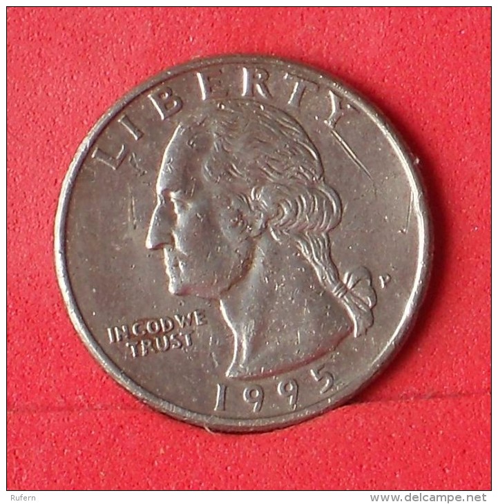 USA  1/4  DOLLAR  1995 P   KM# A164a  -    (Nº12861) - 1932-1998: Washington