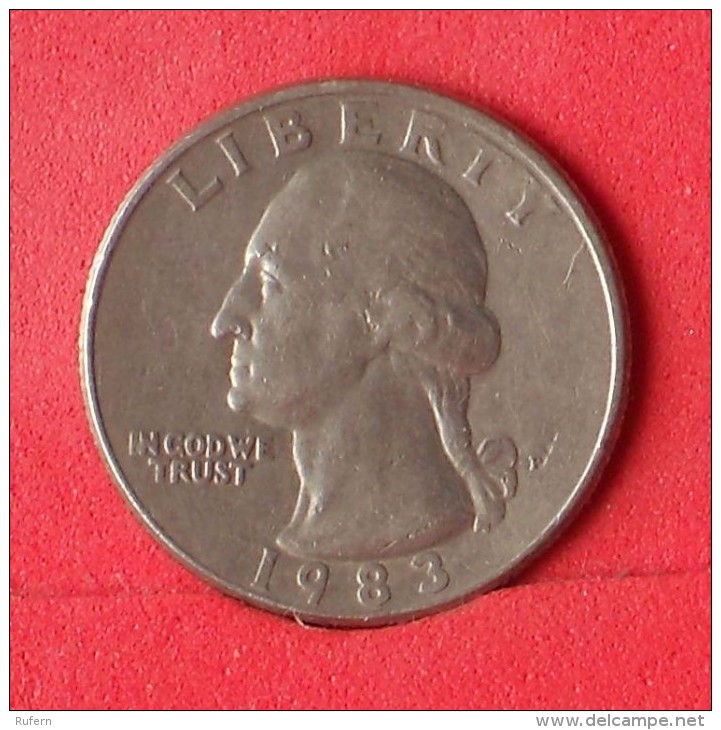 USA  1/4  DOLLAR  1983 P   KM# A164a  -    (Nº12863) - 1932-1998: Washington