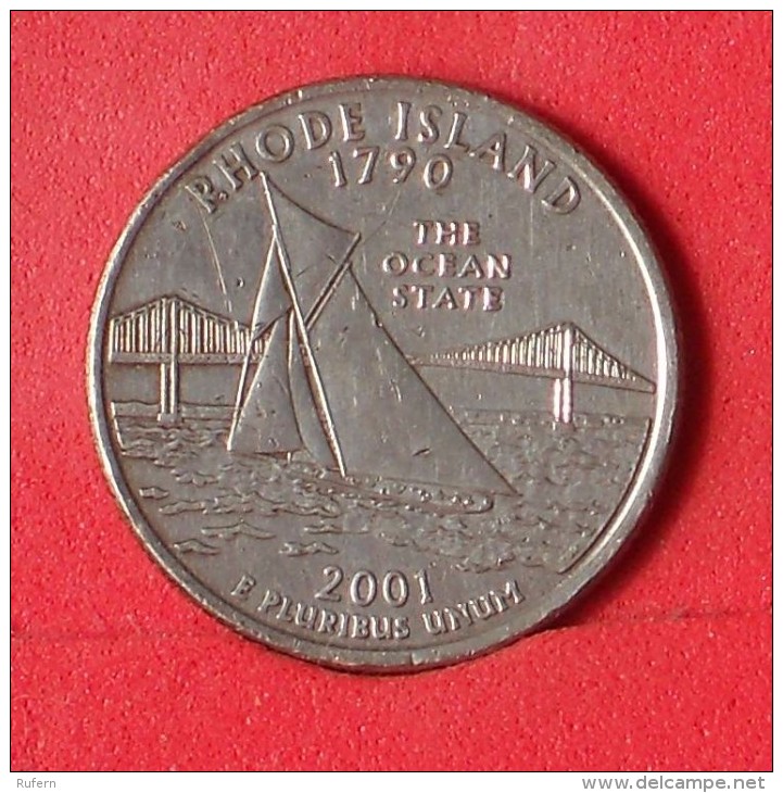 USA  1/4  DOLLAR  2001 D   KM# 320  -    (Nº12872) - 1999-2009: State Quarters