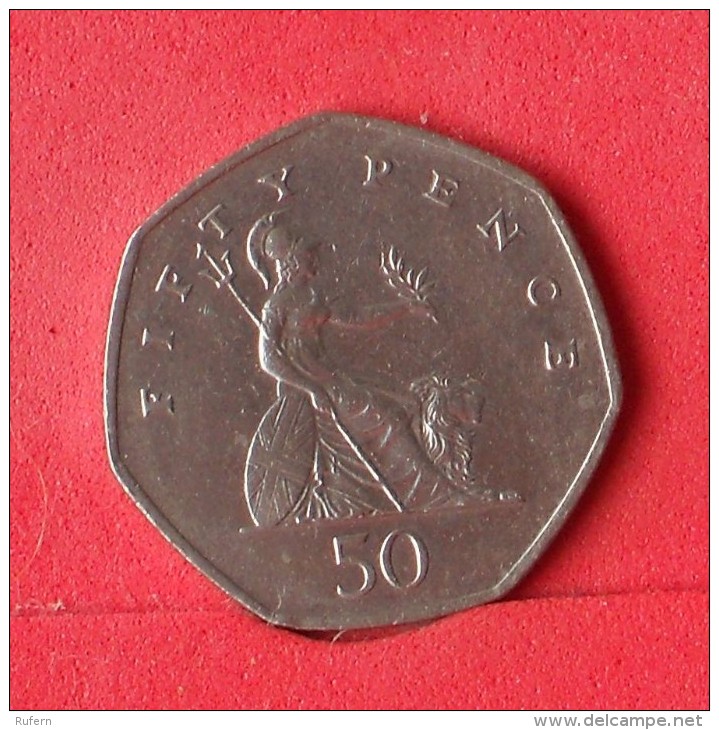 GREAT BRITAIN  50  PENCES  1997   KM# 940,2  -    (Nº12877) - 50 Pence