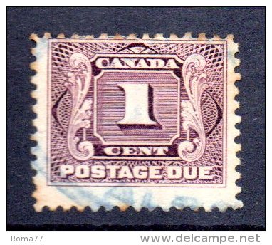 Y1037 - CANADA' 1906 , Segnatasse N.  1  Usato - Portomarken