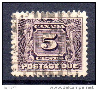 Y1044 - CANADA' 1906 , Segnatasse N.  3  Usato - Postage Due