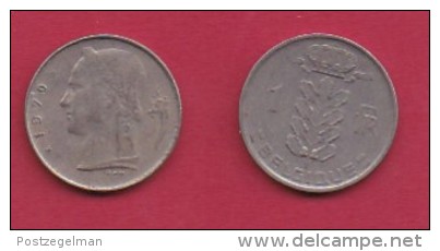 BELGIUM, 1970, 2 Circulated Coins Of 1 Franc, French, Copper Nickel, KM 142.1,  C3150 - 1 Franc