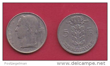 BELGIUM, 1971, 2 Circulated Coins Of 5 Francs, Dutch, Copper Nickel, KM 135.1,  C3134 - 5 Francs
