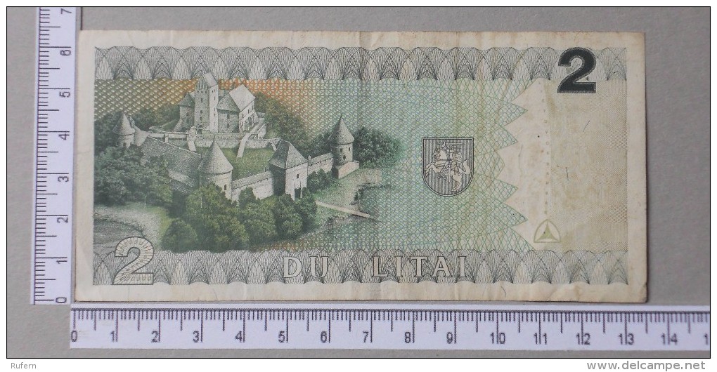 LITHUANIA  2  LITAI  1993     -    (Nº12904) - Lithuania