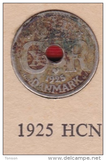 Denmark, 10 Øre, 1925 HCN.  Copper-Nickel - Denmark