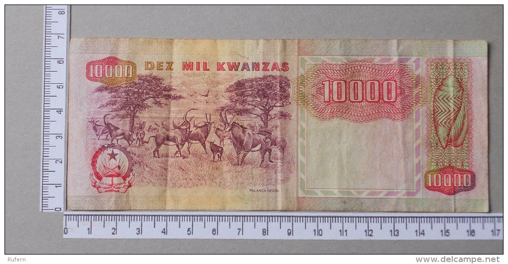 ANGOLA  10000  KWANZAS  1991     -    (Nº12929) - Angola
