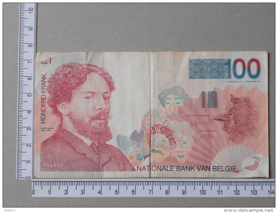 BELGIUM  100  FRANCS  1995-2001     -    (Nº12930) - 100 Francs