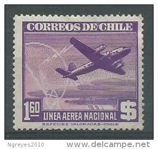 150022544  CHILE   YVERT    AEREO  Nº  84  */MH - Chile