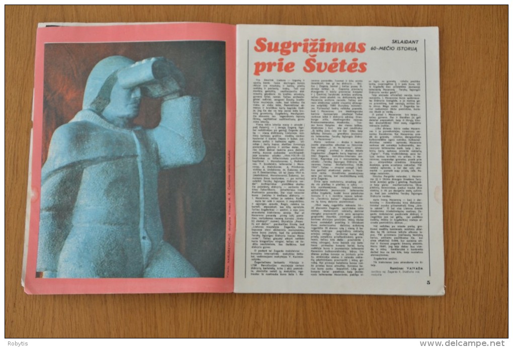 Litauen Lithuania Magazine Student 1977 Nr.2 - Magazines