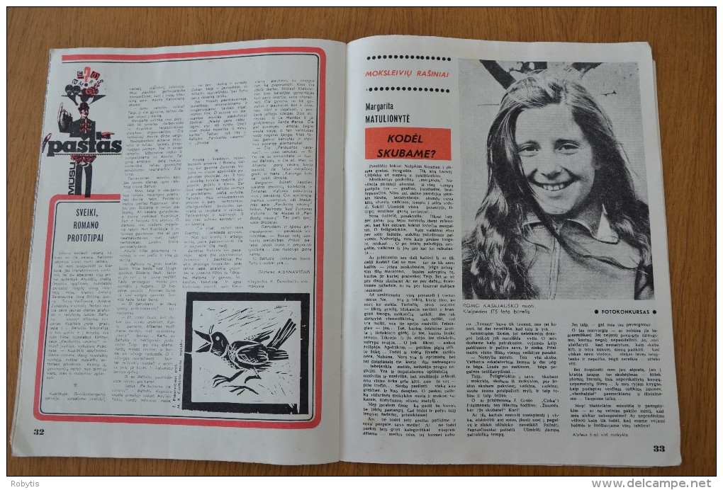 Litauen Lithuania Magazine Student 1977 nr.2