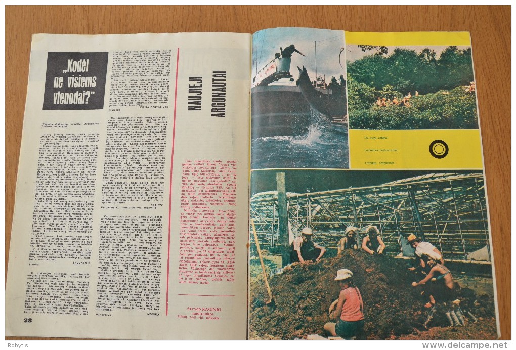 Litauen Lithuania Magazine Student 1982 nr.12