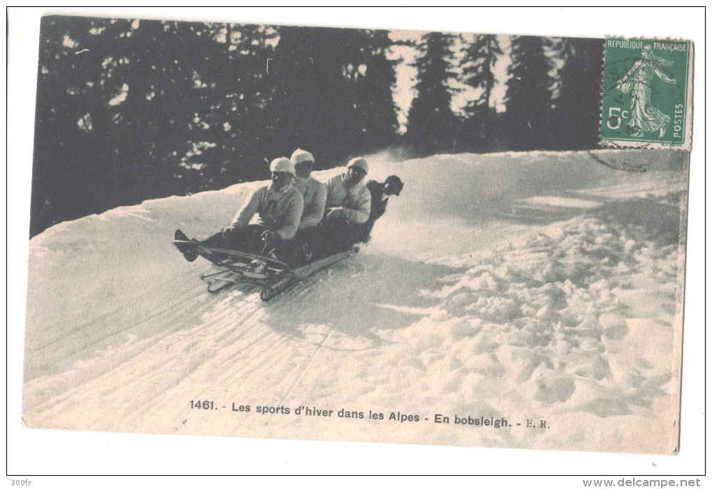 Cp France LES ALPES Les Sports D'hiver Dans Les Alpes En Bobsleigh (05 Hautes Alpes) ER - Gap