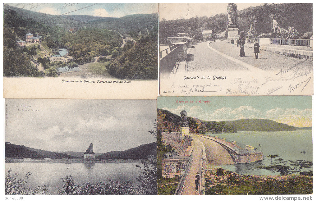 Barrage De La Gileppe - Lot De 20 Cartes (voir/zie Scans, Animation, Colorisée...) - Gileppe (Barrage)