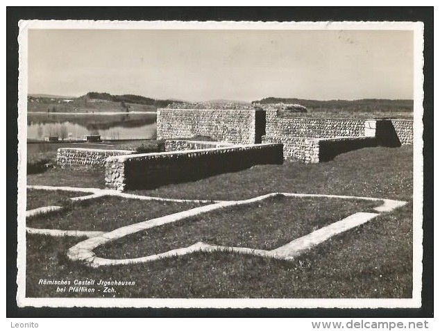 JRGENHAUSEN ZH Römisches Castell Bei Pfäffikon ZH Ca. 1950 - Pfäffikon