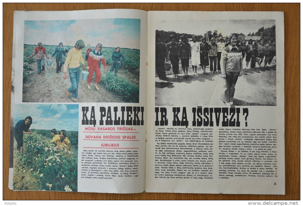 Litauen Lithuania Magazine Student 1977 Nr.11 - Revues & Journaux