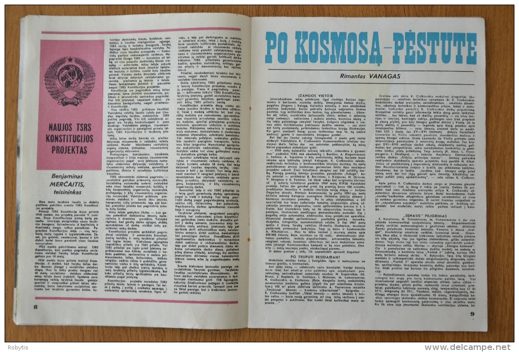 Litauen Lithuania Magazine Student 1977 Nr.11 - Magazines