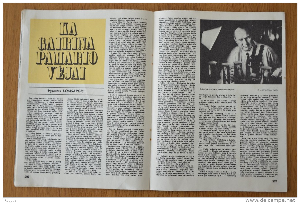 Litauen Lithuania Magazine Student 1977 nr.11
