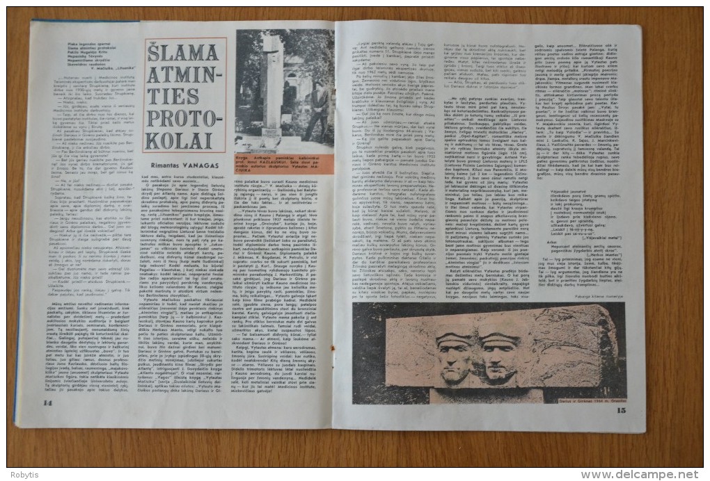 Litauen Lithuania Magazine Student 1987 nr.9